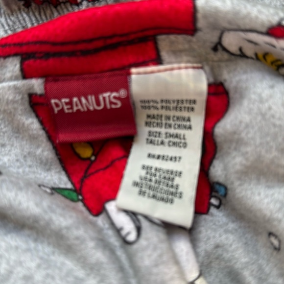 Snoopy Flannel PJ Set - Picture 3 of 3